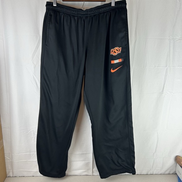 Nike Other - Nike Oklahoma State Cowboys Sweatpants Black Mens 2XL Dri Fit Pockets 865716